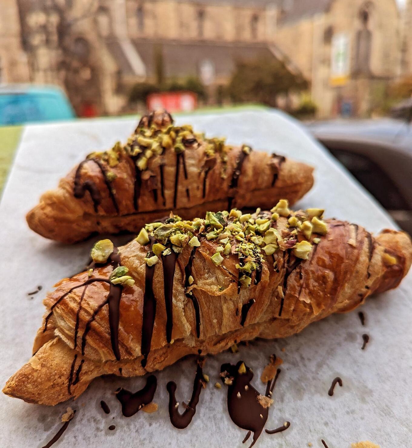 Pistachio croissant